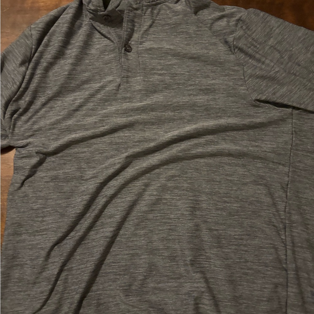 Casual Charcoal Button Down Shirt